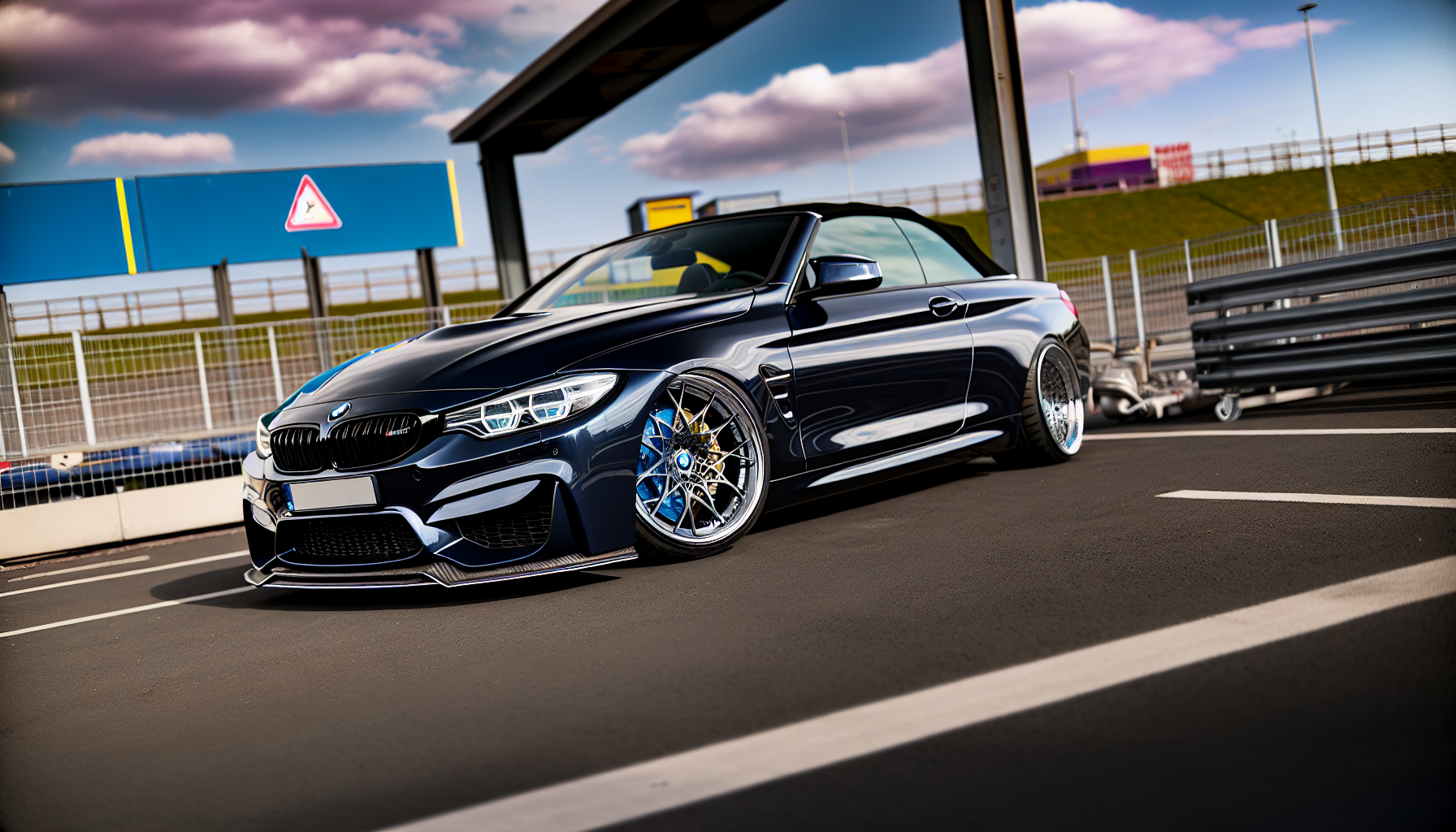 Customized BMW E88 Convertible with aftermarket modifications